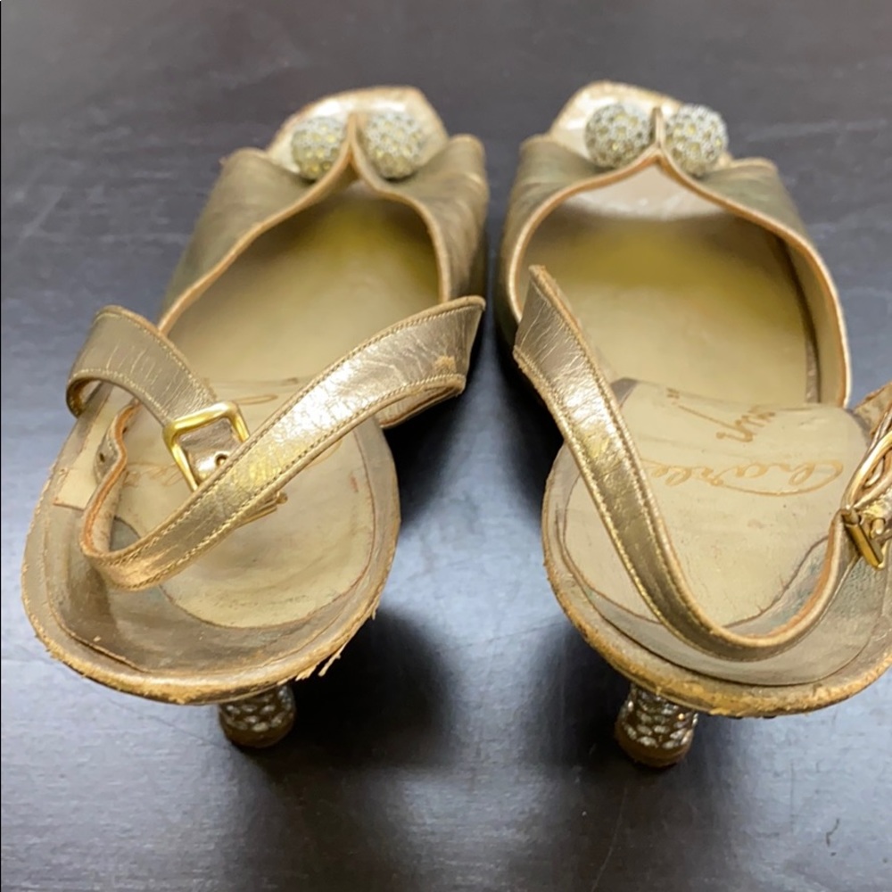 Charles Jacques Loup Heels Sz 5 - Picture 10 of 16